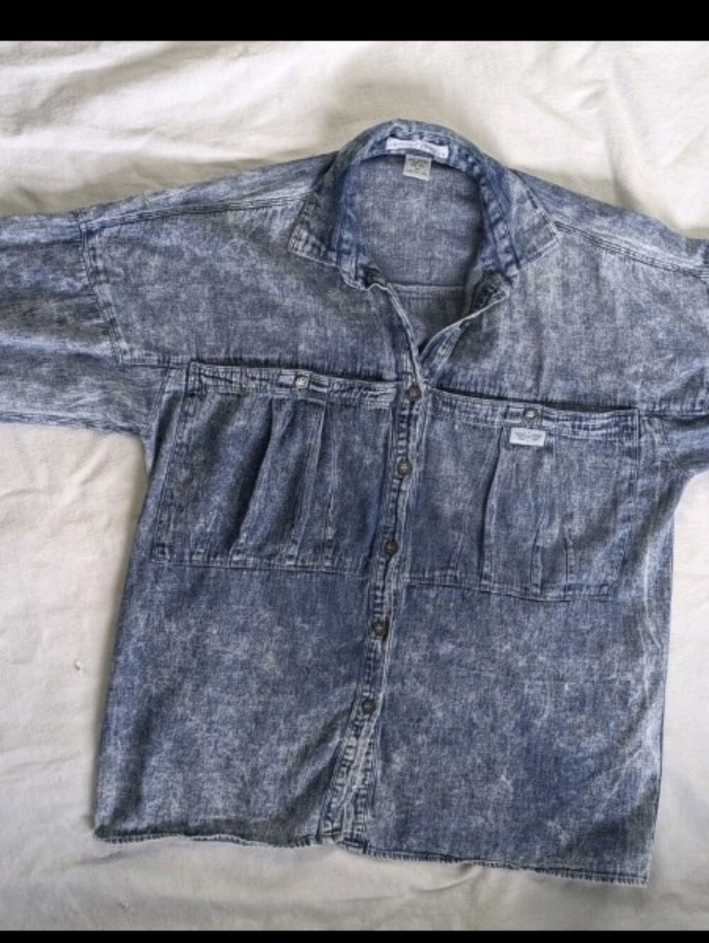 Vintage Express Women's Big Pocket Blouse Medium - Picture 2 of 10